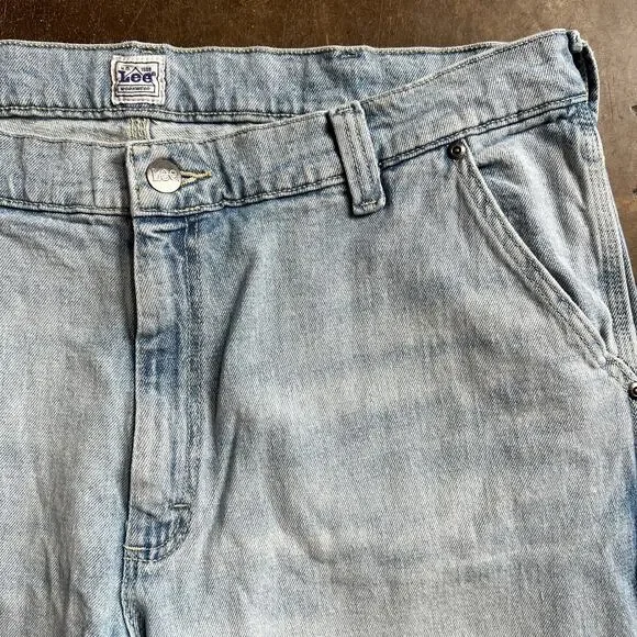 VTG Lee Men's Carpenter Denim Jeans Pants 38x30 - Picture 5 of 9